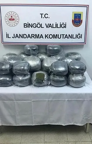 Son dakika: Bingöl'de 60 kilo esrar ele geçirildi