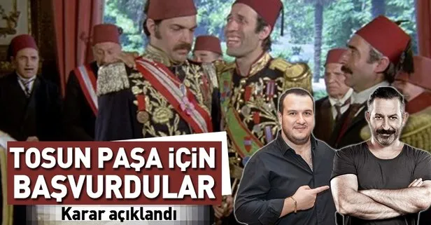Gökbakar ve Yılmaz, Tosun Paşa için başvurdu