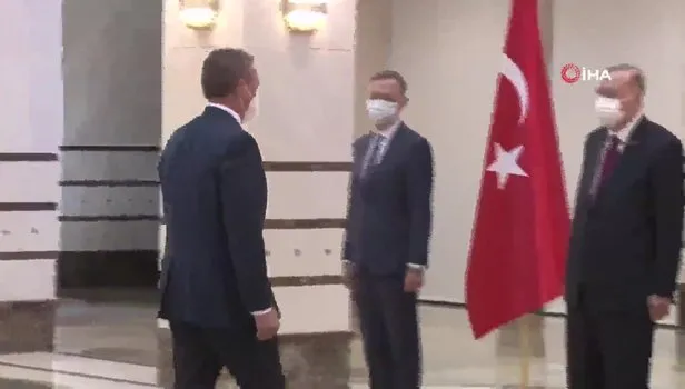 Başkan Erdoğan'dan Cumhurbaşkanlığı Külliyesi'nde peş peşe önemli kabuller