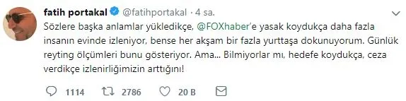 RTÜK'ün cezası sonrası Fatih Portakal kendini böyle avuttu!-1