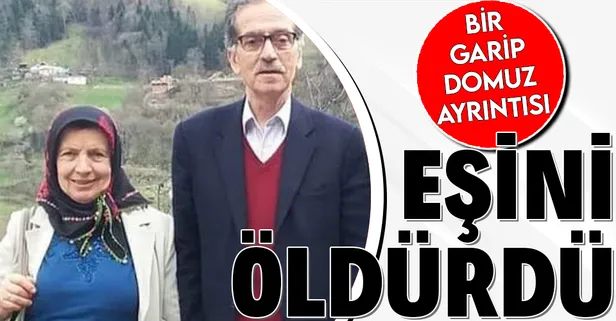 Eşini öldürdü! 'Domuz sandım ateş ettim' dedi