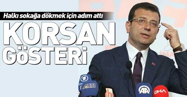 Ekrem İmamoğlu'ndan korsan gösteri