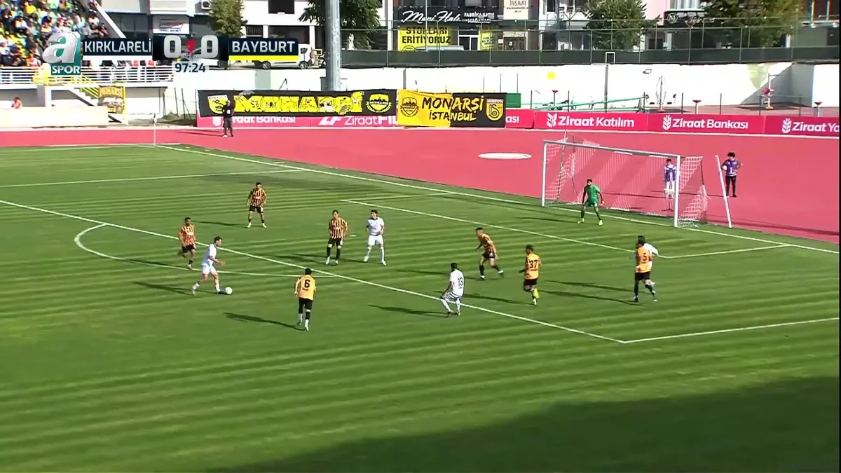 Kırklarelispor 1-0 Bayburtspor (MAÇ SONUCU-ÖZET)