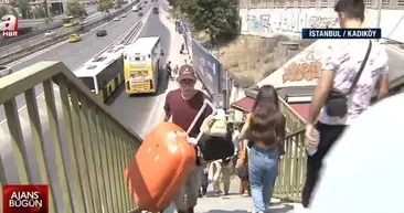 İstanbullunun bitmek bilmeyen çilesi! Uzunçayır metrobüs durağını kullananlar isyan etti! Ne asansör var ne yürüyen merdiven