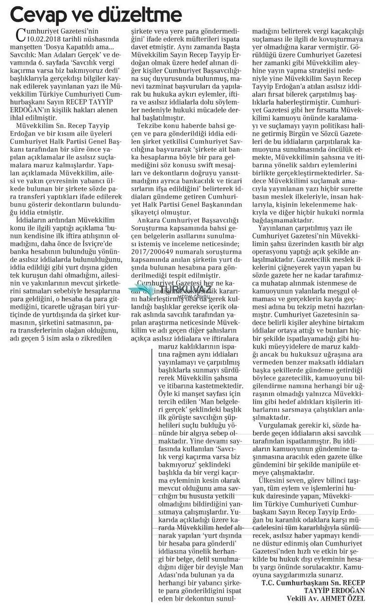 Cumhuriyet'in yalanı tescillendi!-1