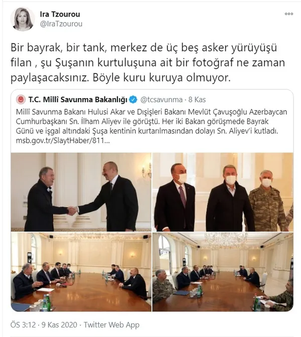 Firari Sevan Nişanyan’ın eşi Ira Tzourou Azerbaycan'ı hedef aldı-3