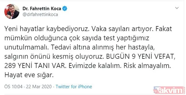 Türkiye'de 11 Nisan koronavirüs (Kovid-19) vaka sayısı kaç oldu? Bakan Koca açıkladı: İlk kez azaldı - 25