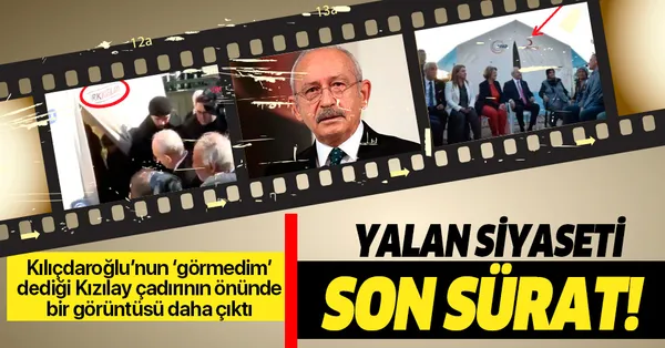 Kilicdaroglu Bir Tek Kizilay Cadiri Dahi Gormedim Demisti Bir