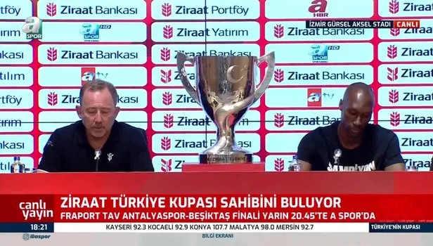 Sergen Yalçın Ziraat Türkiye Kupası final maçı maçı öncesi konuştu
