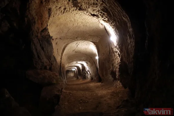 Gaziantep Kalesi'nin altındaki tarihi tünelle turizme kazandırılıyor - 19