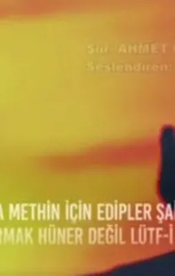 "Girmiş sıraya methin için edipler şairler..."