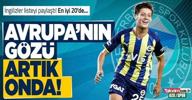 Fenerbahçe'nin genç yıldızı Arda Güler Avrupa'nın dilinde! En heyecan verici 50 genç arasına girdi