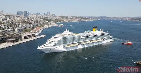 Türk limanlarına yanaşan en büyük yolcu gemisi Costa Venezia İstanbul'da! Bu yıl 250 cruise gemisi bekleniyor - 21