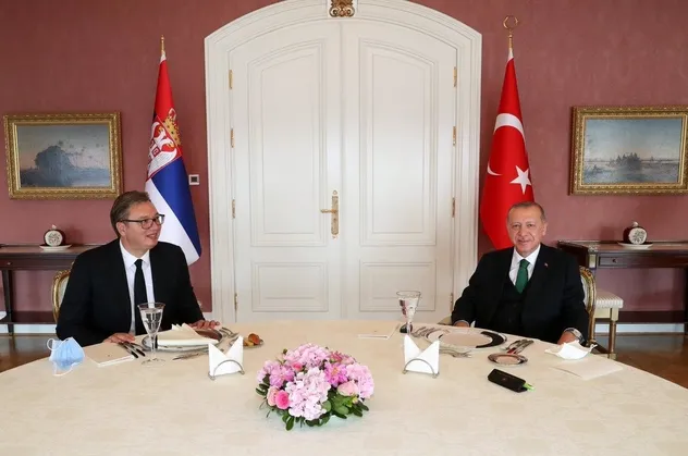 Son dakika: Başkan Erdoğan, Sırbistan Cumhurbaşkanı Aleksandar Vucic’i kabul etti