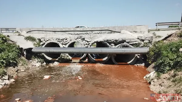 İstanbul'da Başakşehir'den Avcılar'a kadar turuncu akan dere tepki çekti - 3