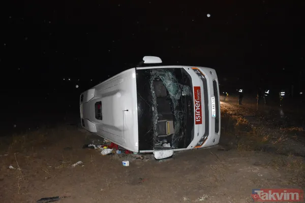 Sivas'ta sağlık çalışanlarını taşıyan tur midibüsü devrildi! Ölü ve yaralılar var - 9