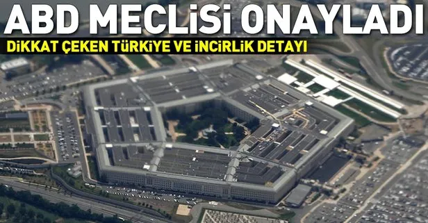 ABD Meclisi Pentagon bütçesini onayladı