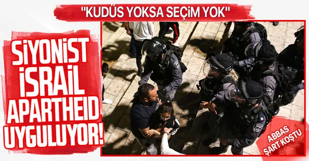 İsrail Filistin'e apartheid rejimi uyguluyor! Mahmud Abbas'tan Kudüs mesajı: Seçimleri erteleme kararı aldık