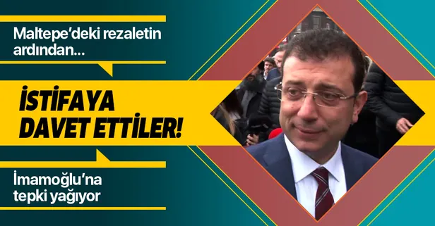 Maltepe'deki çöp rezaleti sonrası CHP'li Ekrem İmamoğlu'na tepki yağıyor! Sosyal medyadan istifaya davet ettiler