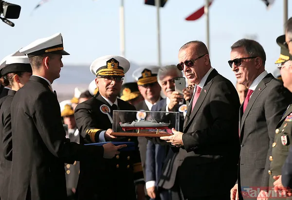 Başkan Erdoğan TCG Burgazada'nın teslim törenine katıldı - 35