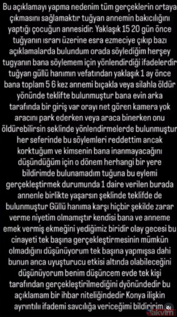 Yıldız, "Bu açıklamam bir ihbar niteliğindedir. Konuya ilişkin ayrıntılı ifademi savcılığa vereceğimi bildiririm" dedi.