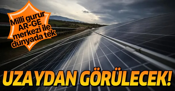 Son dakika: Türkiye'nin ilk entegre güneş paneli! Tamamlandığında uzaydan görülecek!