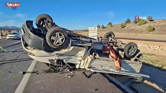 Kütahya Hisarcık'ta trafik kazası: 4 yaralı