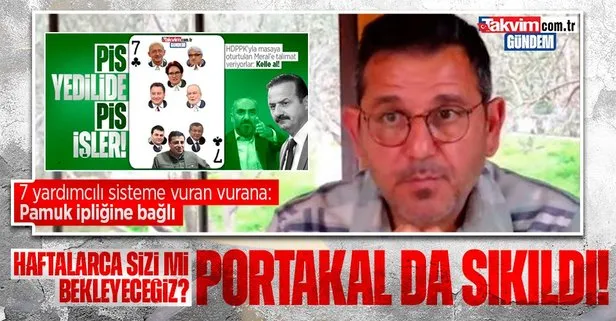 CHP yandaşı Fatih Portakal 6’lı koalisyonun krize gebe sistemini eleştirdi: Pamuk ipliğine bağlı