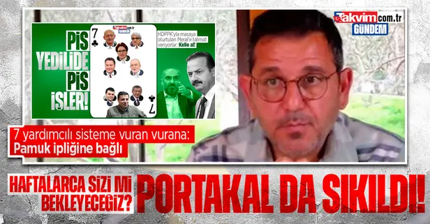 CHP yandaşı Fatih Portakal 6'lı koalisyonun "krize gebe" sistemini eleştirdi: "Pamuk ipliğine bağlı"