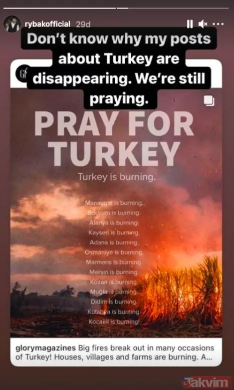 Dünyaca ünlü isimler orman yangınlarının ardından Türkiye’ye destek oldu! Paylaşımlar peş peşe geldi Dua Lipa, Bella Hadid, Inna... - 2