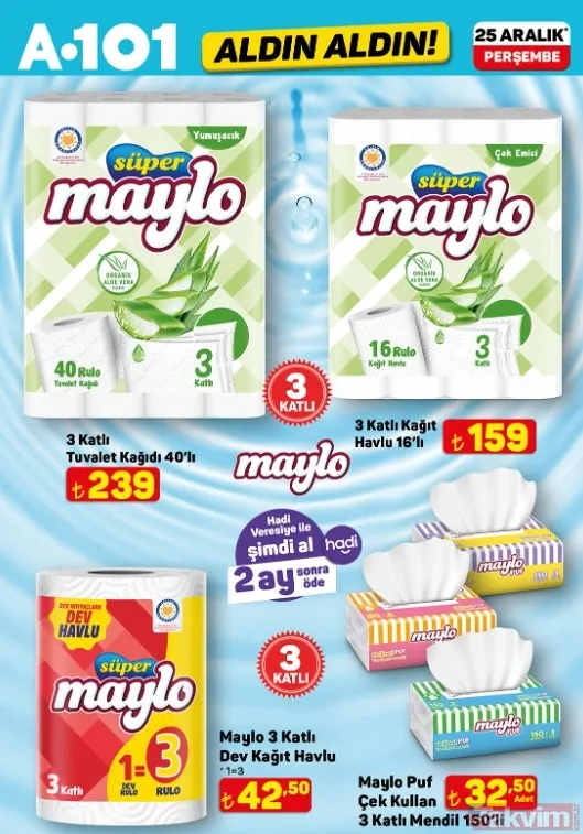 Yeni Yıl Sürprizi A101 Afişi Yayınlandı: 25 Aralık Dev İndirim Listesi - 6