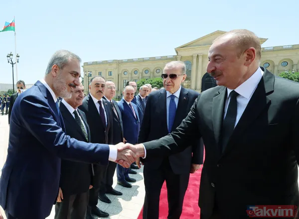 Başkan Recep Tayyip Erdoğan'dan Gardaş Azerbaycan'a ziyaret! Heyette Sinan Oğan da yer aldı - 15