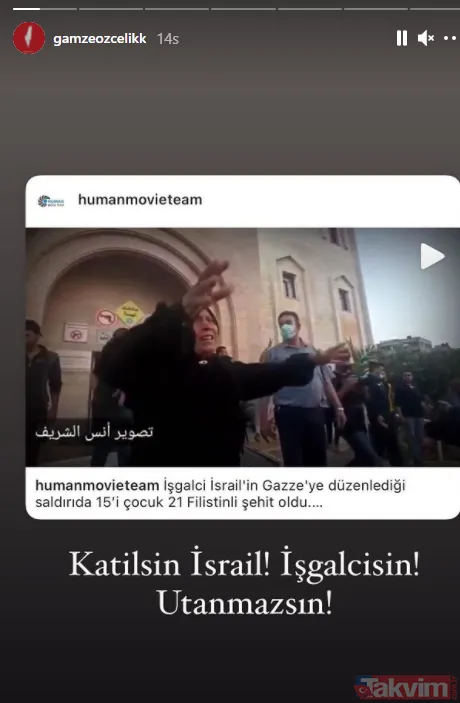 İsrail’e tepkiler çığ gibi büyüdü! Sanat camiasından paylaşımlar art arda geldi “Çocuklara zulmedilen bu dünyaya lanet olsun” - 8