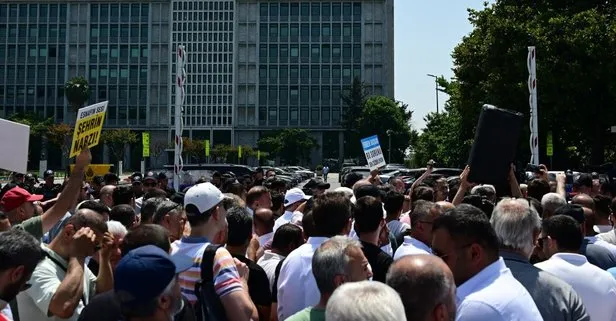 İBB binası önünde protesto: İETT’ye bağlı özel halk otobüsü sahipleri kazan kaldırdı