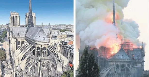 850 yıllık Notre Dame Katedrali yandı! Cumhurbaşkanı Macron, STK’lar aynı noktada buluştu