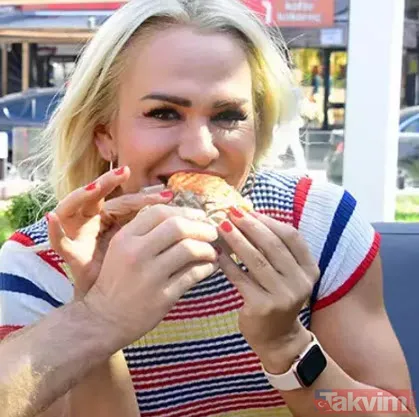 Survivor All-Star'a hazırlanan Nagihan 6 ıslak hamburger 4 dilli kaşarlı yedi "Rakiplerimi de yiyeceğim" Survivor'la sallamış Acun Ilıcalı'yla atışmıştı - 6