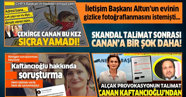 CHP İstanbul İl Başkanı Canan Kaftancıoğlu’na bir soruşturma daha! Fahrettin Altun'un evinin fotoğraflanması talimatını vermişti