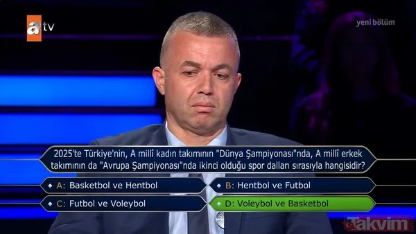 Oktay Kaynarca'nın sunduğu Kim Milyoner Olmak İster'de Guinness rekorlu yarışmacı büyük riske girdi! - 10