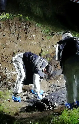 Tokat'ta yakılmış insan kemikleri bulundu