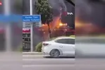 İzmir’de mobilya mağazasında yangın