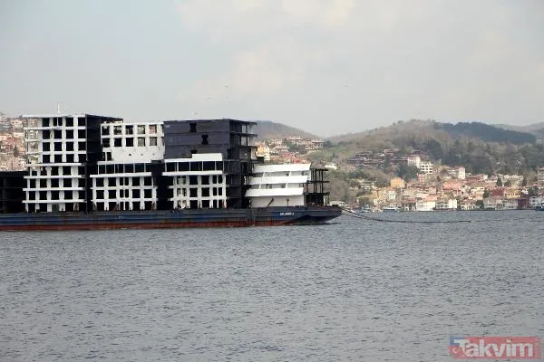 İstanbul Boğazı'ndan 'apartman' geçti! Tam 8 katlı - 3