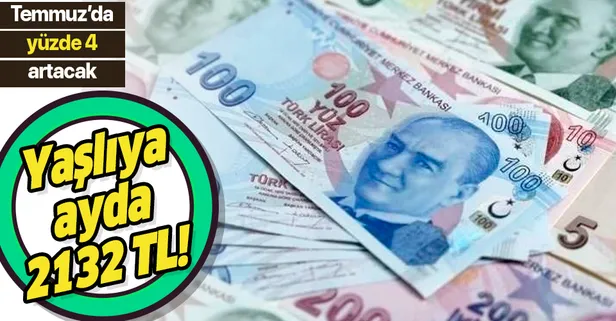 Yaşlıya ayda 2132 TL! Temmuz'da yüzde artacak...