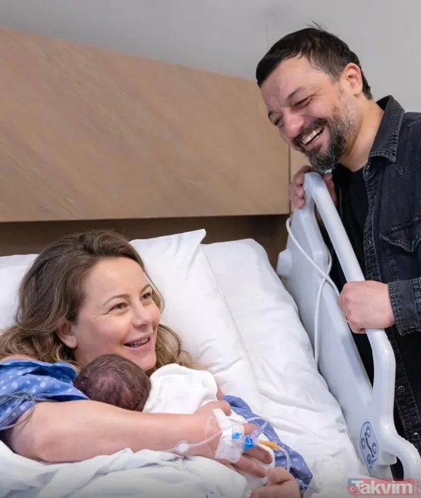 Vildan Atasever ile Mehmet Erdem’den yeni doğan bebekleriyle ilk kare! “Hoş geldin Ali Kemal" - 4