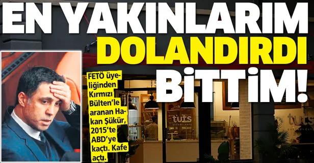 Kırmızı Bülten'le aranan FETÖ'cü Hakan Şükür: En yakınlarım dolandırdı bittim