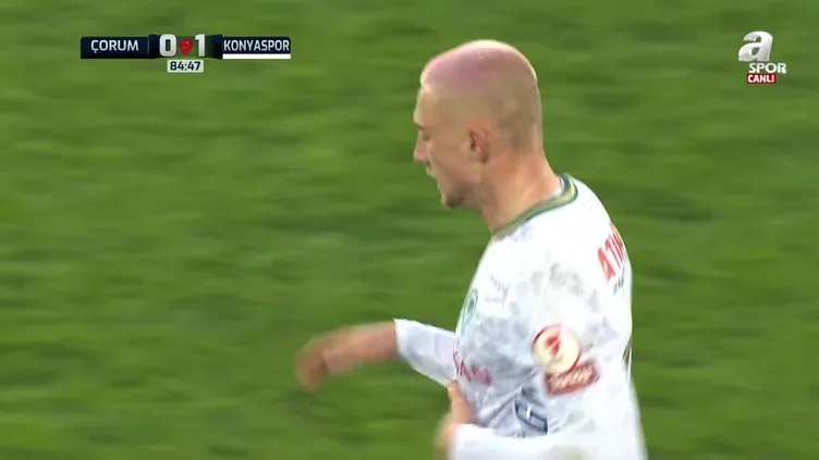 Çorum FK 0-1 Konyaspor | Gol: Blaž Kramer