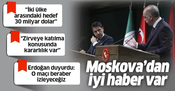 Erdoğan ve Conte'den flaş Libya açıklaması