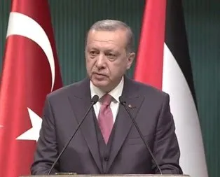 Erdoğan’dan Filistinliler’e bayram müjdesi