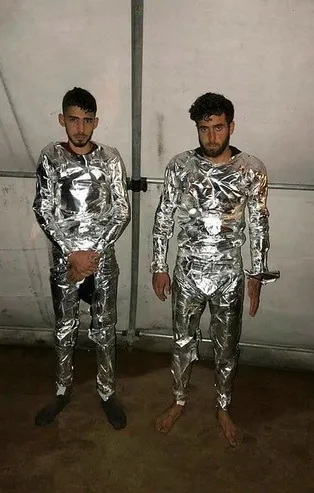 Sızma girişiminde yakalanan teröristler, vücutlarına alüminyum folyo sarılmış halde yakalandı