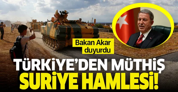 Milli Savunma Bakanı Akar'dan Fırat'ın doğusu açıklaması: Sınır boyunca üs kuruyoruz