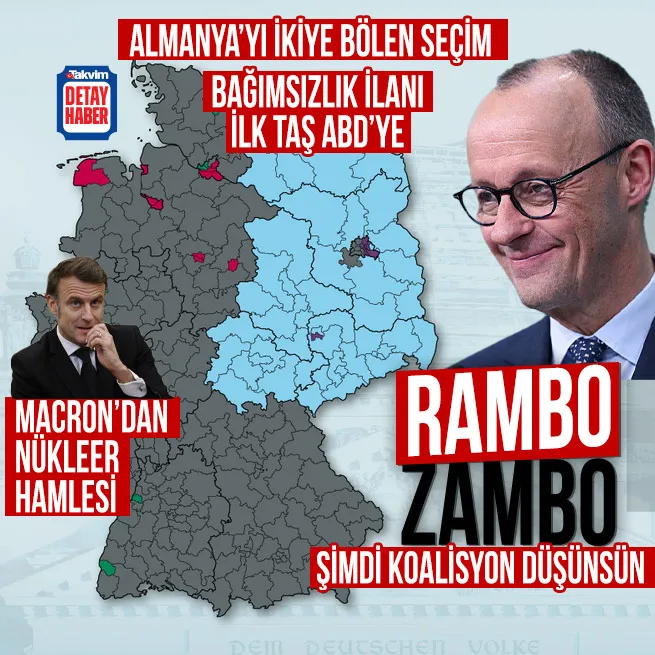 Almanya’da bağımsızlık ilanı: Yeni Şansölye Merz ABD’yi işaret etti! Trump ne diyecek